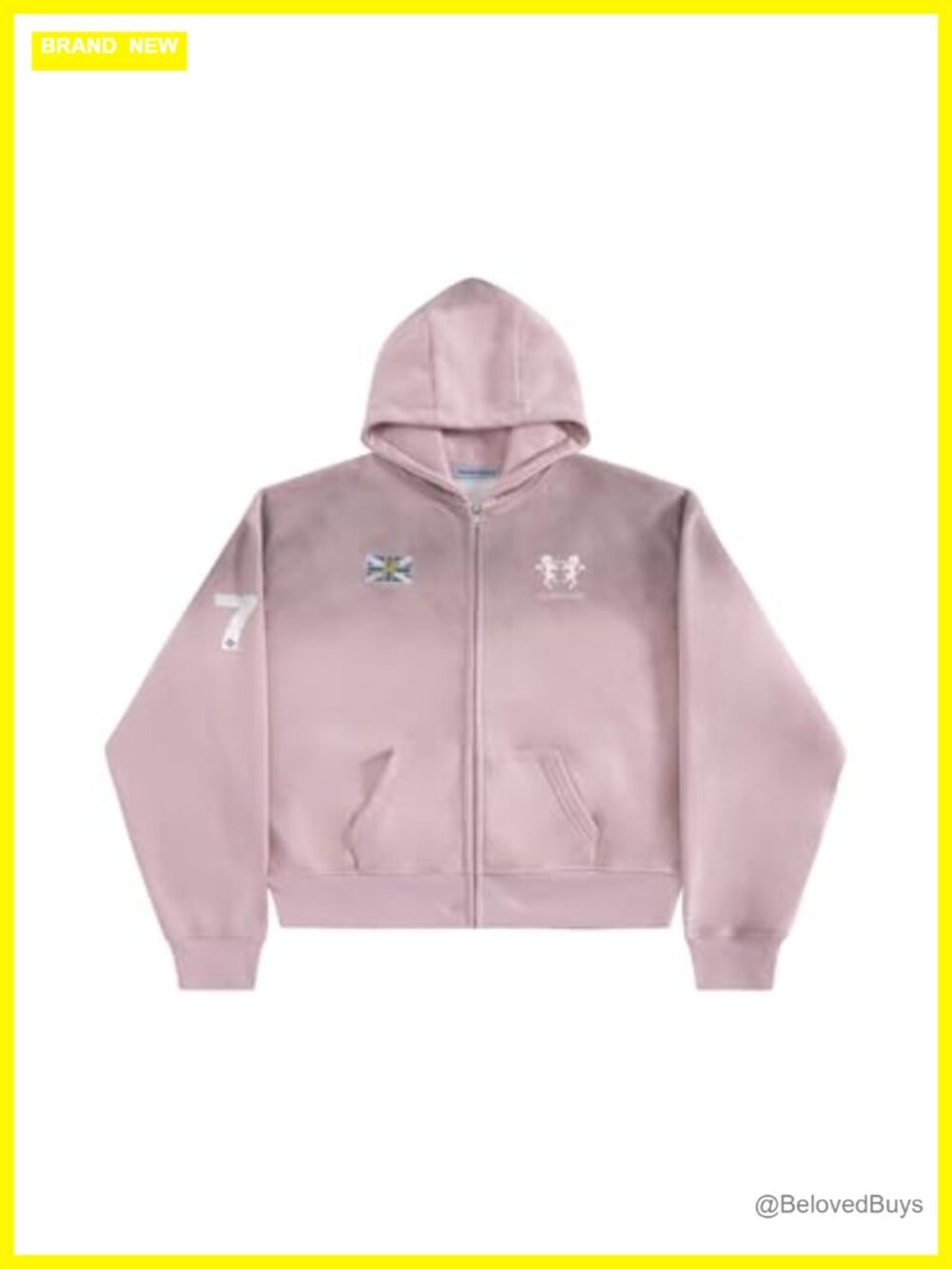 Boxy Fit Zip Up Hoodie Vintage Washed Graphic Fleece Streetwear